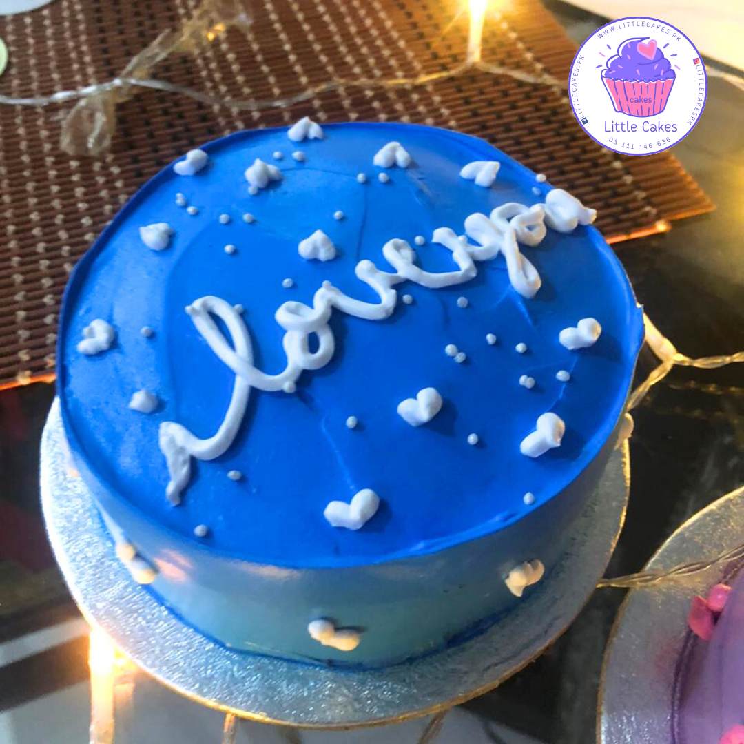 1 ILY White on Blue - Image 1