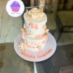 Two Tier Floral Cake