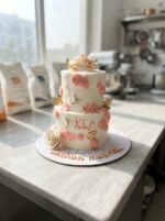 Two Tier Floral Cake - Image 4