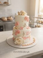 Two Tier Floral Cake - Image 5