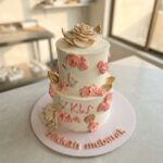 Two Tier Floral Cake