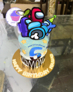 Among Us Theme Cake - Image 6
