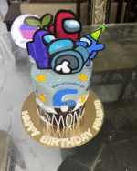 Among Us Theme Cake - Image 4