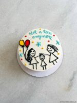 Cute Family Birthday Doodle Cake - Image 4