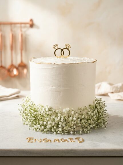 Engagement Theme Cake