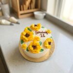 Sunflower Theme Bento Cake