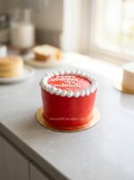 Red Birthday Bento Cake - Image 3