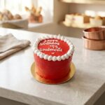 Red Birthday Bento Cake