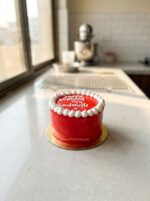 Red Birthday Bento Cake - Image 5